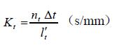 設(shè)時(shí)間比例尺為Kt，則